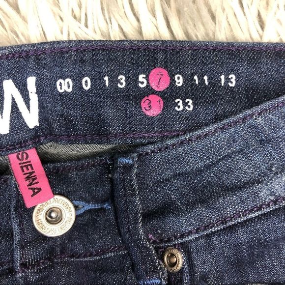 🔴 2 for $25 Harlow dark wash skinny women’s jeans med rise size 7 - Picture 5 of 9